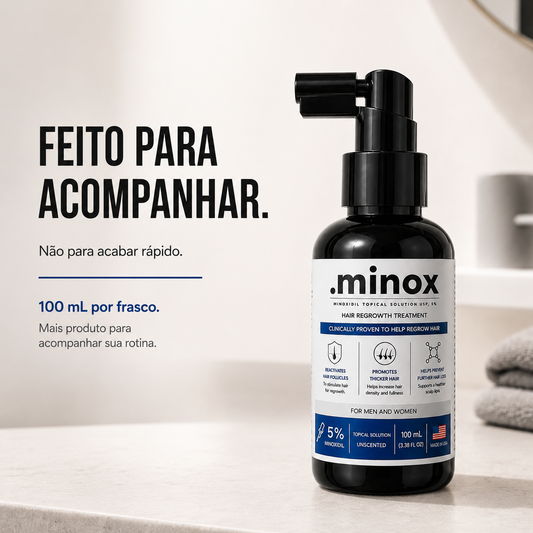.minox Minoxidil 5%| 1 Frasco | 100ml