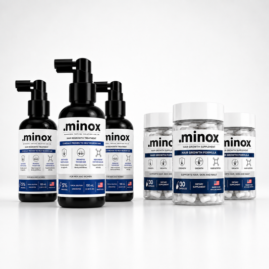 Kit Minoxidil + Vitamina | 3 Meses
