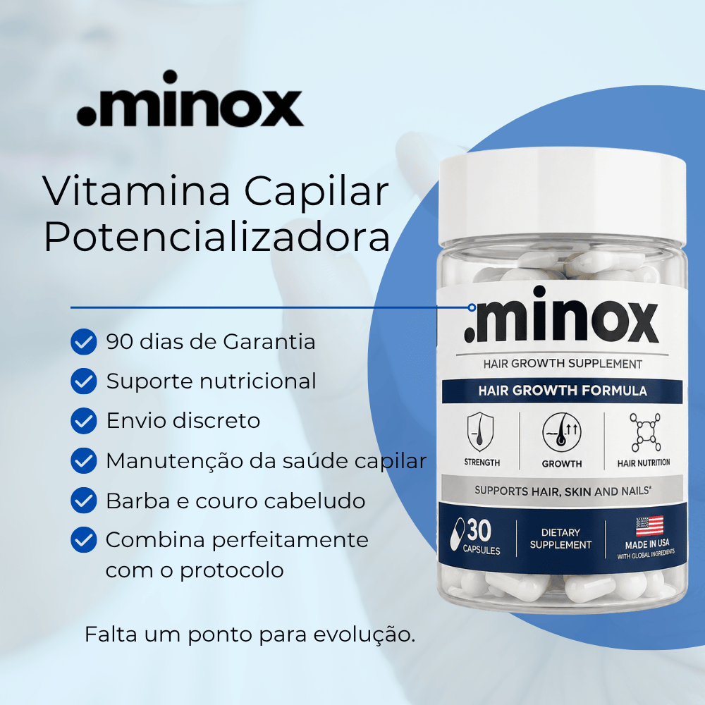 Kit Minoxidil + Vitamina | 1 Mês